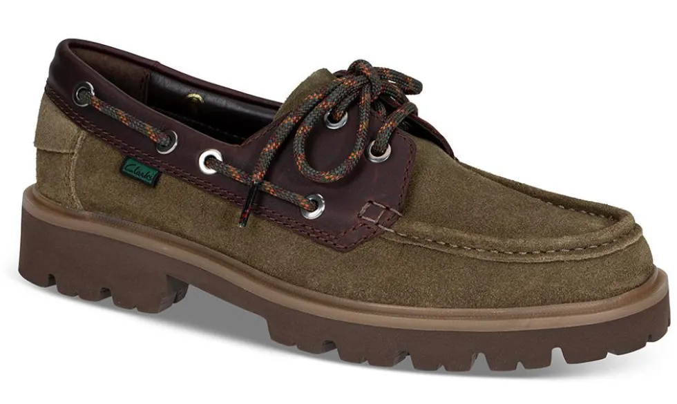 Clarks Cleyhill Boat grønn