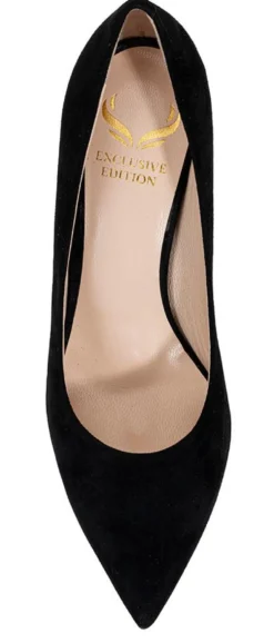 Pumps 1606 sort semsket