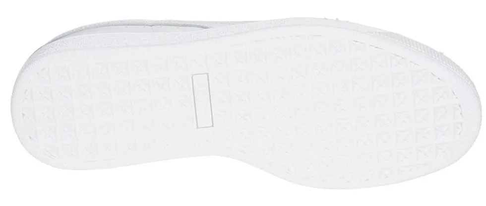 Sneakers Suede 408467 hvit skinn dame