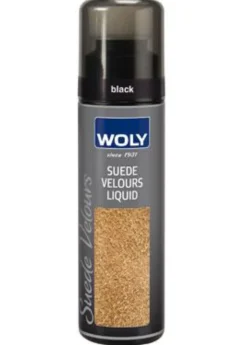 Suede velours liquid sort